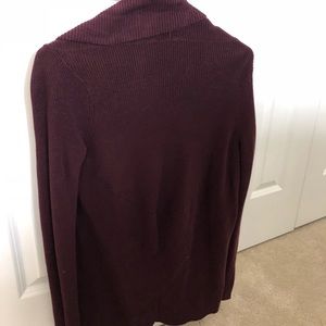 Express cardigan! Color burgundy.